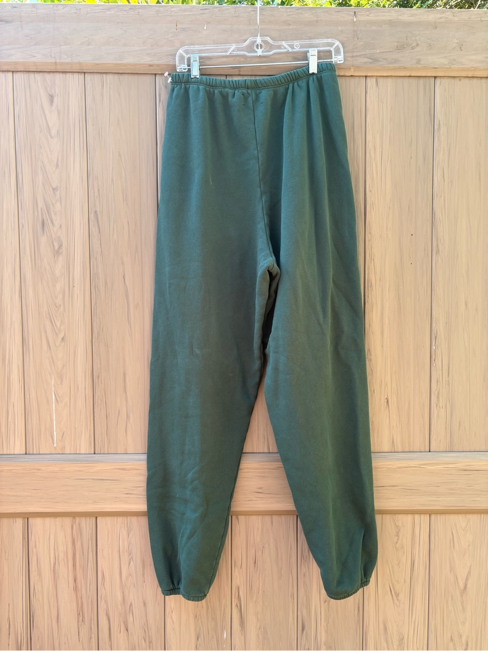 Joah Brown Oversized Joggers in Pine French Terry - Picture 7 of 7